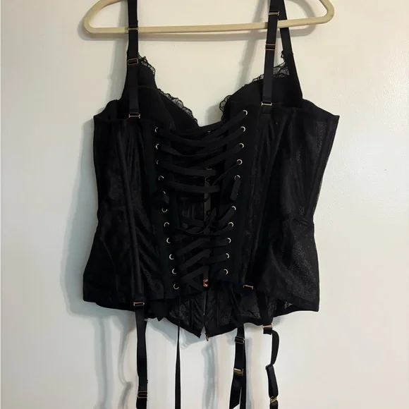 Savage X Fenty Black Sheer Corset - Picture 2 of 3